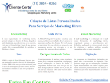 Tablet Screenshot of clientecerto.com